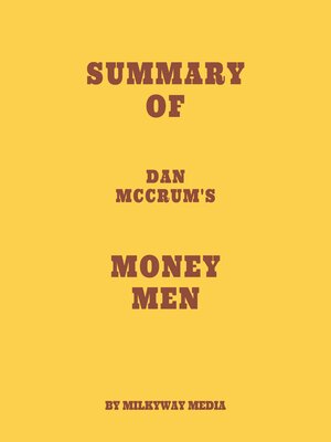 cover image of Summary of Dan McCrum's Money Men